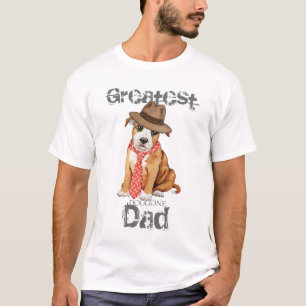 Terrier-Vater Staffordshires Stier T-Shirt