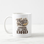 Terrier-Vater Staffordshires Stier (Welten am Kaffeetasse (Links)