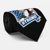 TERRIER-Wappenart BOSTONS STARKE Krawatte (Gerollt)