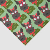 Terrier-Weihnachten Seidenpapier (Ausschnitt)