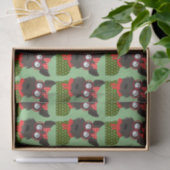 Terrier-Weihnachten Seidenpapier (Geschenk)