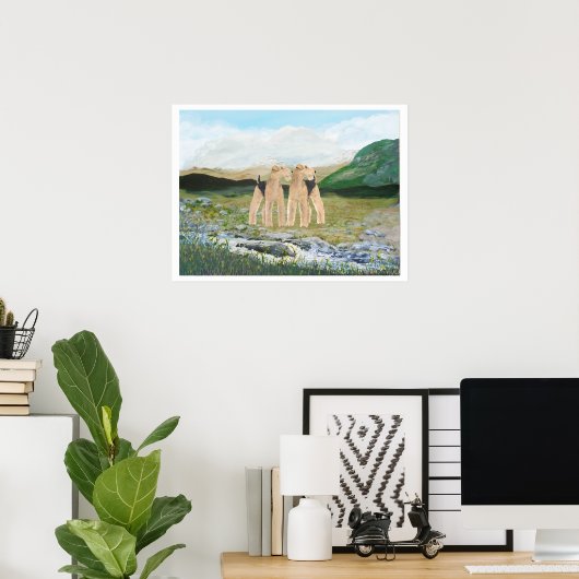 Terriers in Irland Poster (Heimbüro)