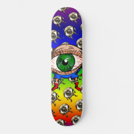 Terrif-eye-Trippy-Rainbow Skateboard