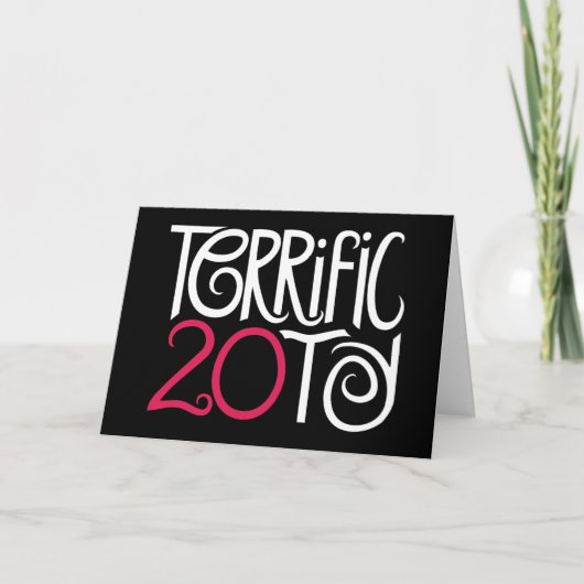 Terrific 20 Black Card Karte (Vorderseite)