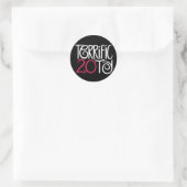 Terrific 20 Black Sticker (Tasche)