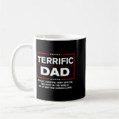 Terrific Dad - Funny Donald Trump Fathers Day Kaffeetasse (Links)