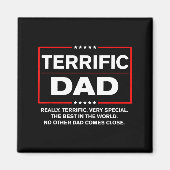 Terrific Dad - Funny Donald Trump Fathers Day Magnet (Vorne)