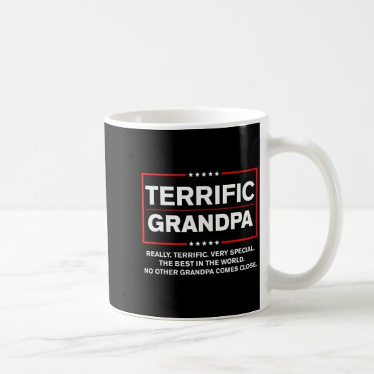 Terrific Grandpa - Funny Donald Trump Campaign Sty Kaffeetasse (Rechts)