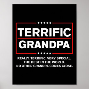 Terrific Opa - Funny Donald Trump als Wahlkampfstr Poster