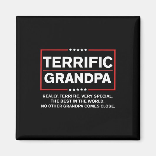 Terrific Opa - Funny Donald Trump Campaign Magnet (Vorne)
