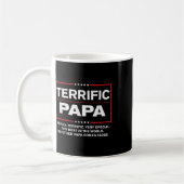 Terrific Papa - Funny Donald Trump Best Papa Kaffeetasse (Links)