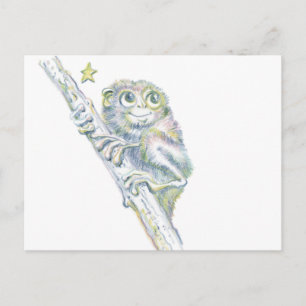 Terrific Tarsier Postkarte