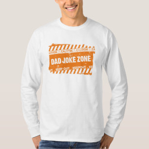 Terrific Text Design Vorsicht Vater Joke Zone T-Shirt