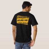 Terrific Text Design Vorsicht Vater Joke Zone T - T-Shirt (Schwarz voll)