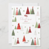 Terrific Trees Foto Holiday Card Feiertagskarte (Rückseite)