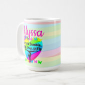 TERRIFIC TUMBLING GYMNASTICS DESIGN KAFFEETASSE (Vorderseite Links)