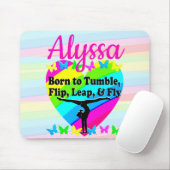 TERRIFIC TUMBLING GYMNASTICS DESIGN MOUSEPAD (Mit Mouse)