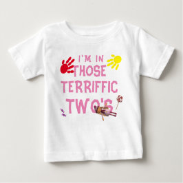 Terrific Two's Toddler Girl T - Shirt