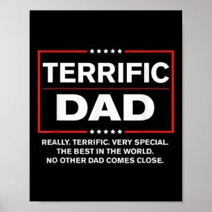 Terrific Vater - Funny Donald Trump Fathers Day Poster