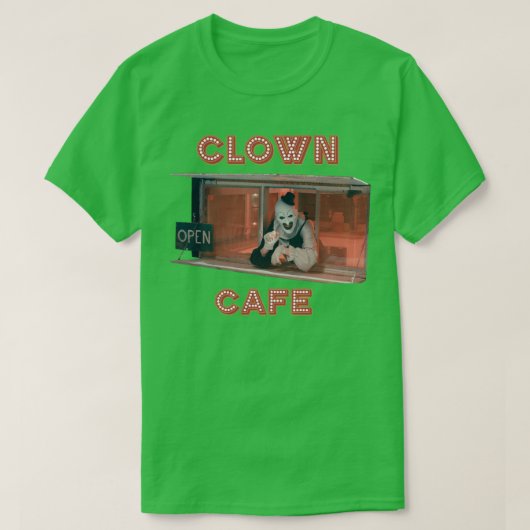 Terrifier Clown Cafe T-Shirt (Design vorne)