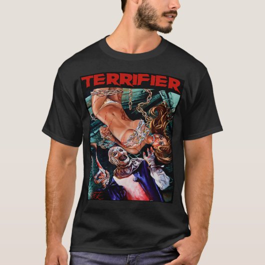 Terrifier Kunst Der Clown Horror Filmkunst T-Shirt (Vorderseite)