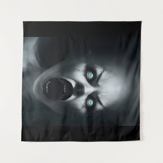 Terrifying Screaming Specter Wallpaper Wandteppich (Vorderseite (Horizontal))