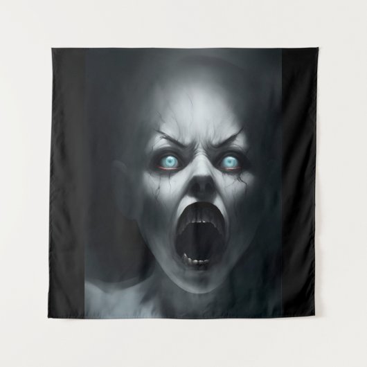 Terrifying Screaming Specter Wallpaper Wandteppich (Vorderseite)