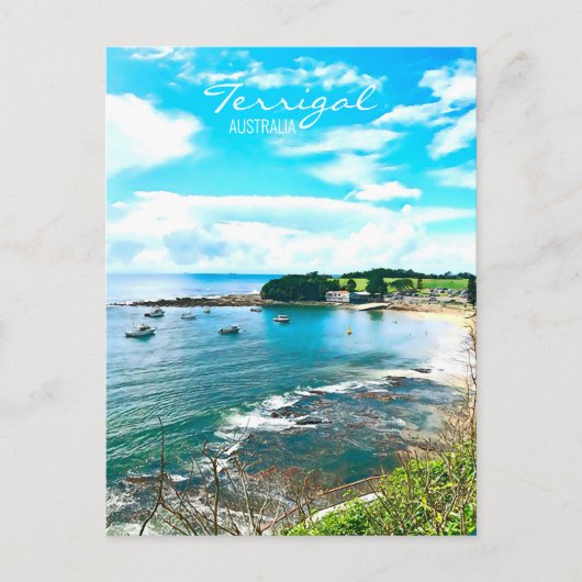 Terrigal Central Coast NSW Australien Postkarte (Vorderseite)