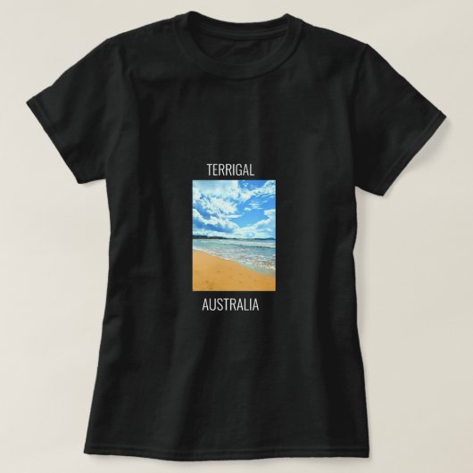 Terrigal Central Coast NSW Australien T-Shirt (Design vorne)