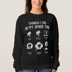 Terripoo Dinge tun Freizeit Hundemama Vater Sweatshirt