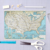 Territoriale Beschaffung der Karte der Staaten Seidenpapier (Handwerk)