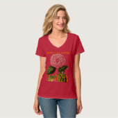 Territoriale Blume Alabama T-Shirt (Vorderseite Vollansicht)