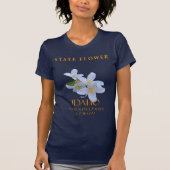 Territoriale Blume Idaho T-Shirt (Vorderseite)
