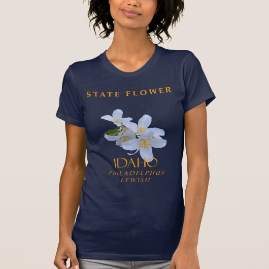 Territoriale Blume Idaho T-Shirt (Vorderseite)