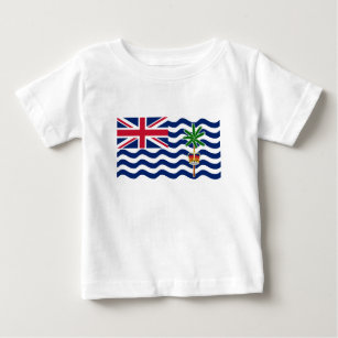Territorialflagge des Britischen Indischen Ozeans Baby T-shirt