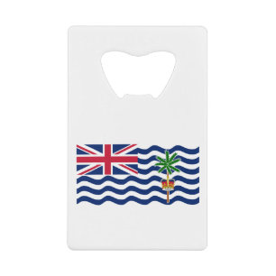 Territorialflagge des Britischen Indischen Ozeans Geldbeutel Flaschenöffner