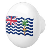 Territorialflagge des Britischen Indischen Ozeans Keramikknauf (Rechts)