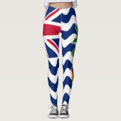 Territorialflagge des Britischen Indischen Ozeans Leggings (Vorderseite)