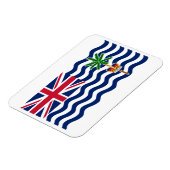 Territorialflagge des Britischen Indischen Ozeans Magnet (Linke Seite)