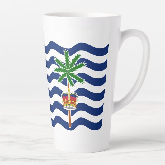 Territorialflagge des Britischen Indischen Ozeans Milchtasse (Rechts)