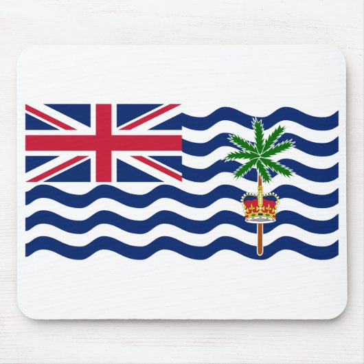 Territorialflagge des Britischen Indischen Ozeans Mousepad (Vorne)