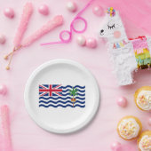 Territorialflagge des Britischen Indischen Ozeans Pappteller (Party)