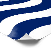 Territorialflagge des Britischen Indischen Ozeans Poster (Ecke)