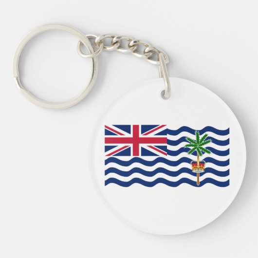 Territorialflagge des Britischen Indischen Ozeans Schlüsselanhänger (Vorderseite)