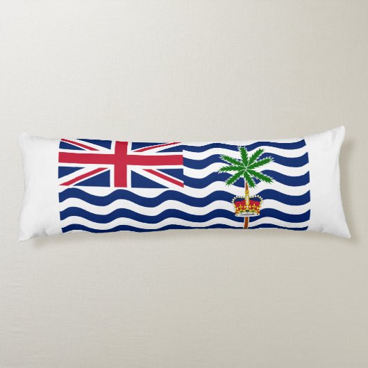 Territorialflagge des Britischen Indischen Ozeans Seitenschläferkissen (Rückseite)