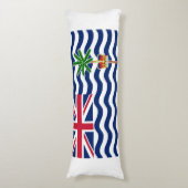 Territorialflagge des Britischen Indischen Ozeans Seitenschläferkissen (Vorderseite Vertikal)