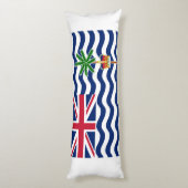 Territorialflagge des Britischen Indischen Ozeans Seitenschläferkissen (Rückseite (Vertikal))