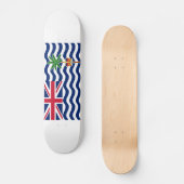 Territorialflagge des Britischen Indischen Ozeans Skateboard (Vorderseite)