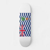 Territorialflagge des Britischen Indischen Ozeans Skateboard (Vorderseite)