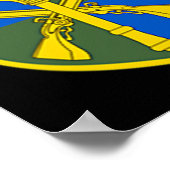 Territorialverteidigung der Ukraine Streitkräfte d Poster (Ecke)